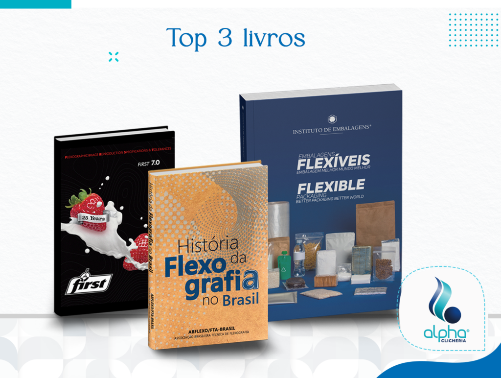 Top 3 livros sobre flexografia