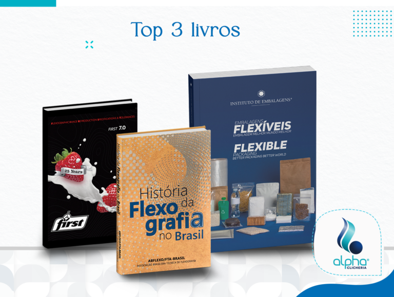 Top 3 livros sobre flexografia